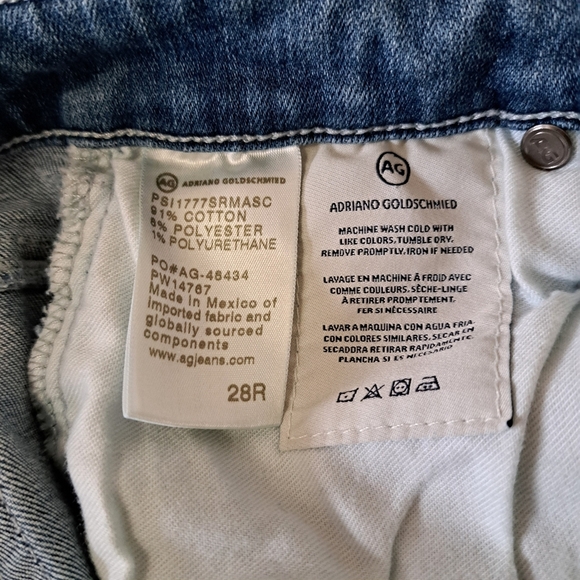 Adriano Goldschmied Jeans Womens 28 Blue Denim The Farrah Skinny Ankle High Rise - Picture 7 of 13